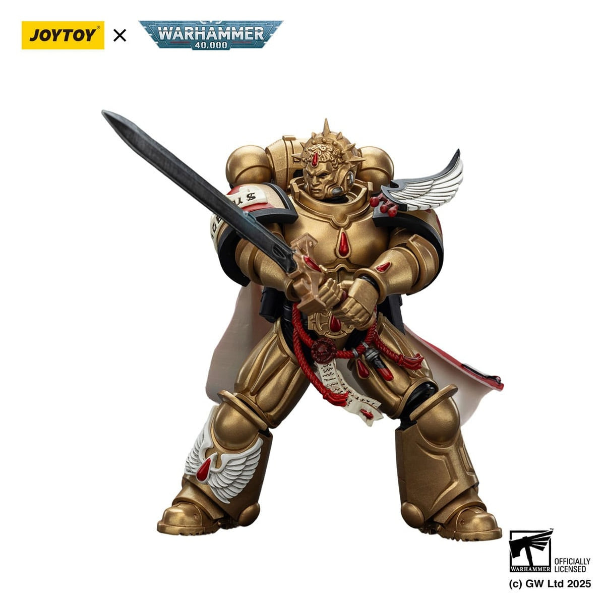 Produktbild Warhammer 40,000: Combat Patrol Blood Angels Actionfigur Captain with Heavy Bolt Pistol & Power Sword 20 cm
