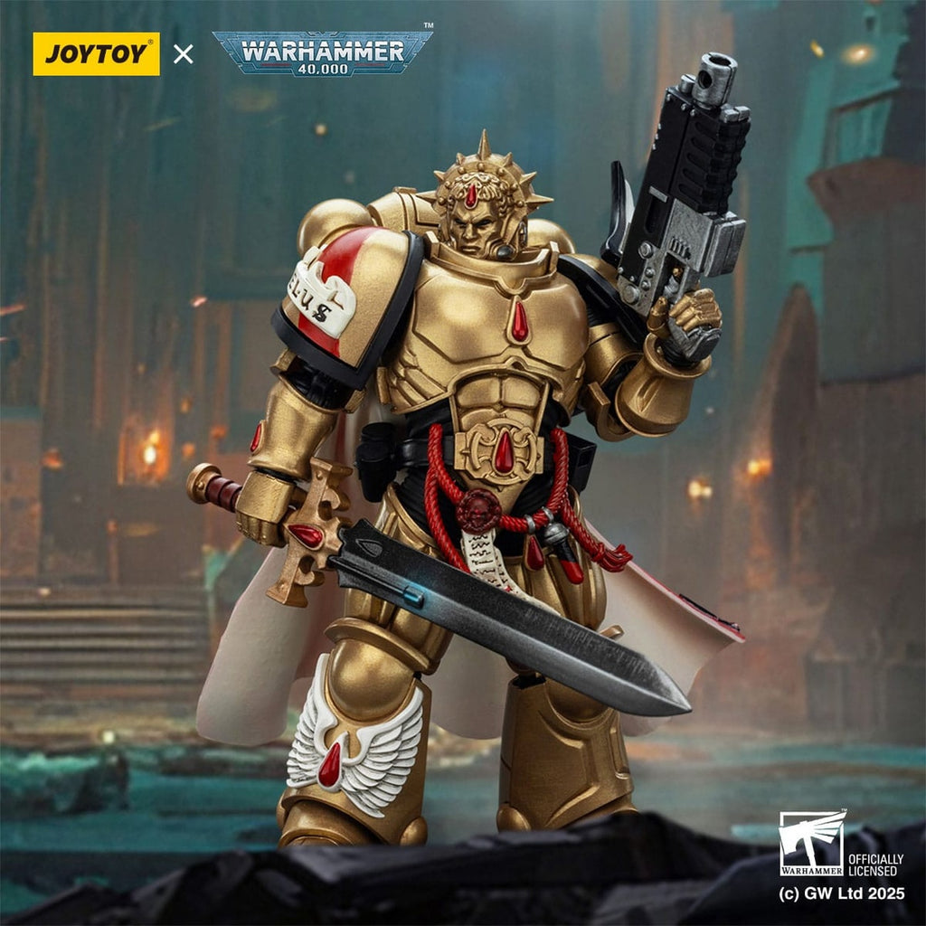Produktbild Warhammer 40,000: Combat Patrol Blood Angels Actionfigur Captain with Heavy Bolt Pistol & Power Sword 20 cm