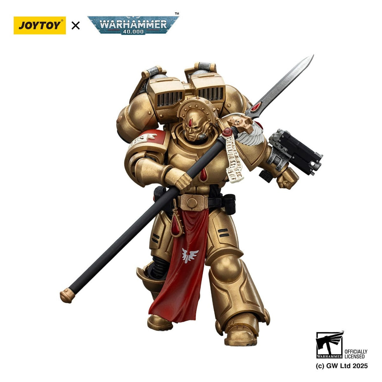 Produktbild Warhammer 40,000: Combat Patrol Blood Angels Actionfigur Sanguinary Guard 2 with Angelus Boltgun and Encarmine Spear 20