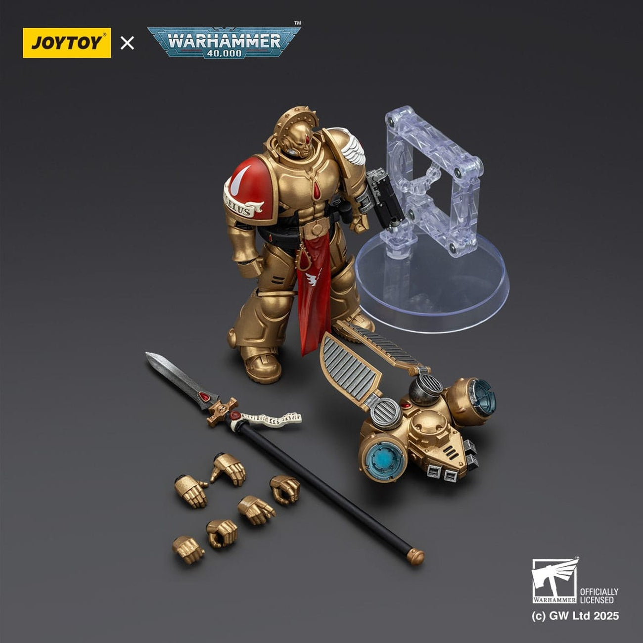 Produktbild Warhammer 40,000: Combat Patrol Blood Angels Actionfigur Sanguinary Guard 2 with Angelus Boltgun and Encarmine Spear 20