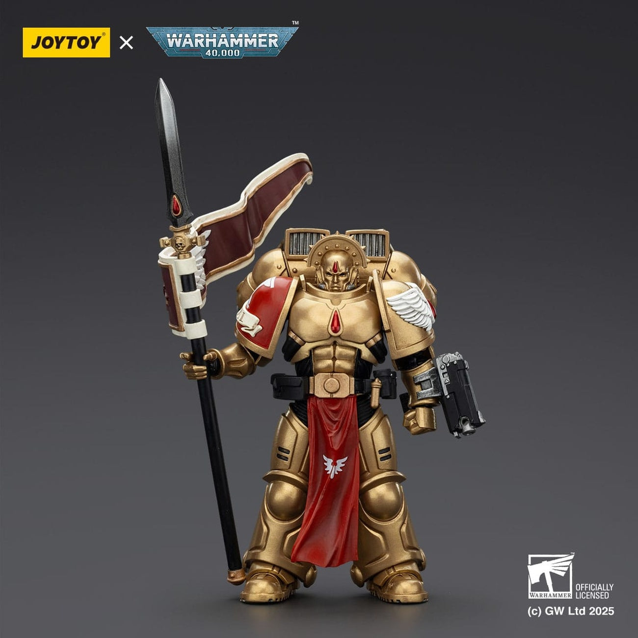 Produktbild Warhammer 40,000: Combat Patrol Blood Angels Actionfigur Sanguinary Guard 3 with Angelus Boltgun and Encarmine Spear 20