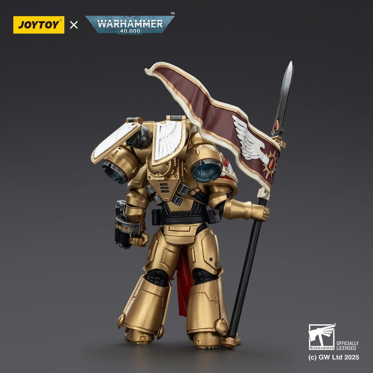 Produktbild Warhammer 40,000: Combat Patrol Blood Angels Actionfigur Sanguinary Guard 3 with Angelus Boltgun and Encarmine Spear 20