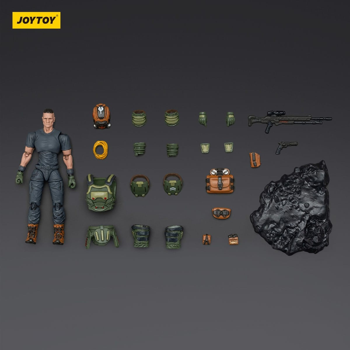 Produktbild Steel Ride Corps Dark Source Actionfigur Assaulter Stephen 7 cm