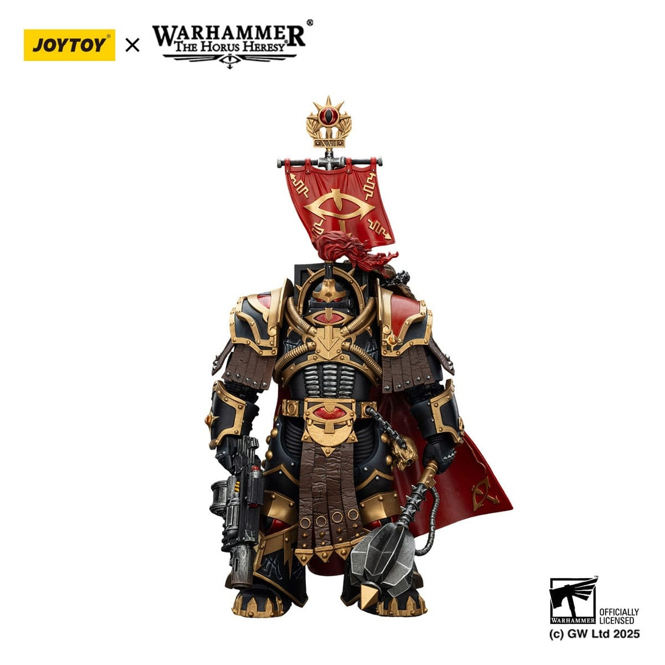 Produktbild Warhammer 40,000: Sons of Horus Actionfigur Legion Cataphractii Praetorwith Combi-Melta and Power Maul 14 cm