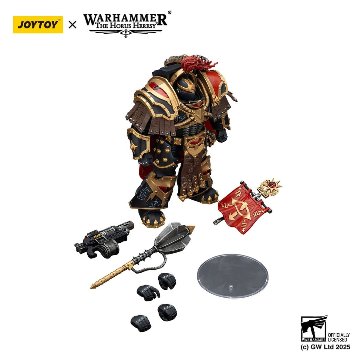 Produktbild Warhammer 40,000: Sons of Horus Actionfigur Legion Cataphractii Praetorwith Combi-Melta and Power Maul 14 cm