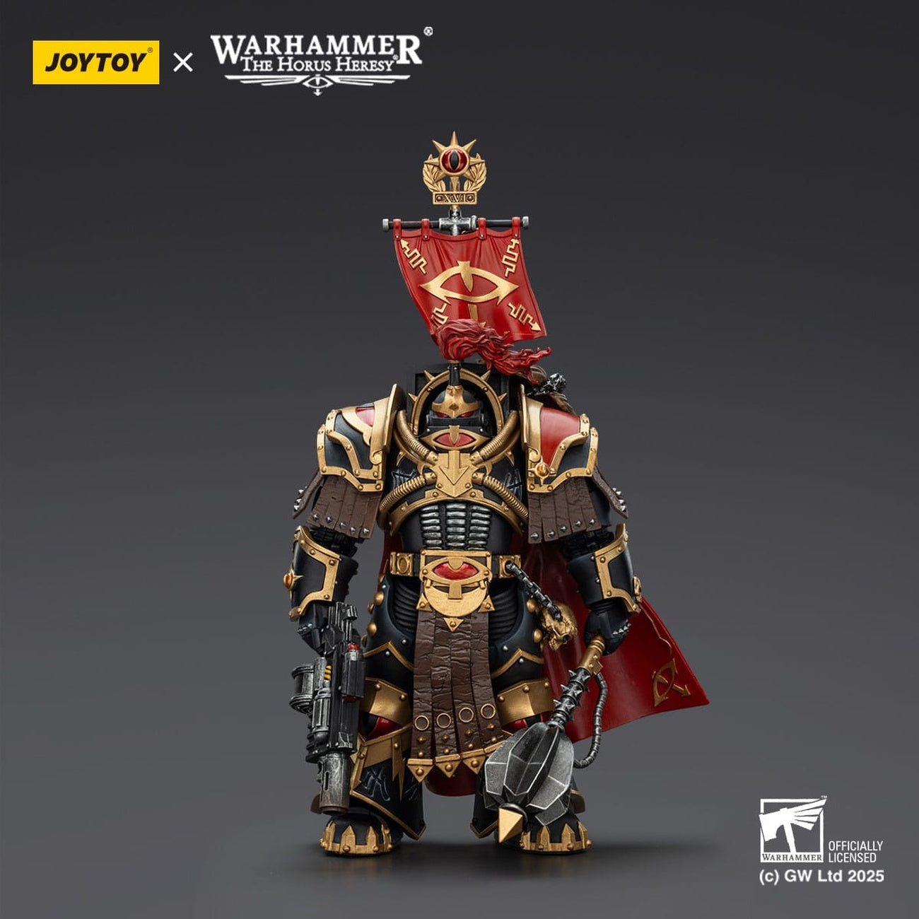 Produktbild Warhammer 40,000: Sons of Horus Actionfigur Legion Cataphractii Praetorwith Combi-Melta and Power Maul 14 cm
