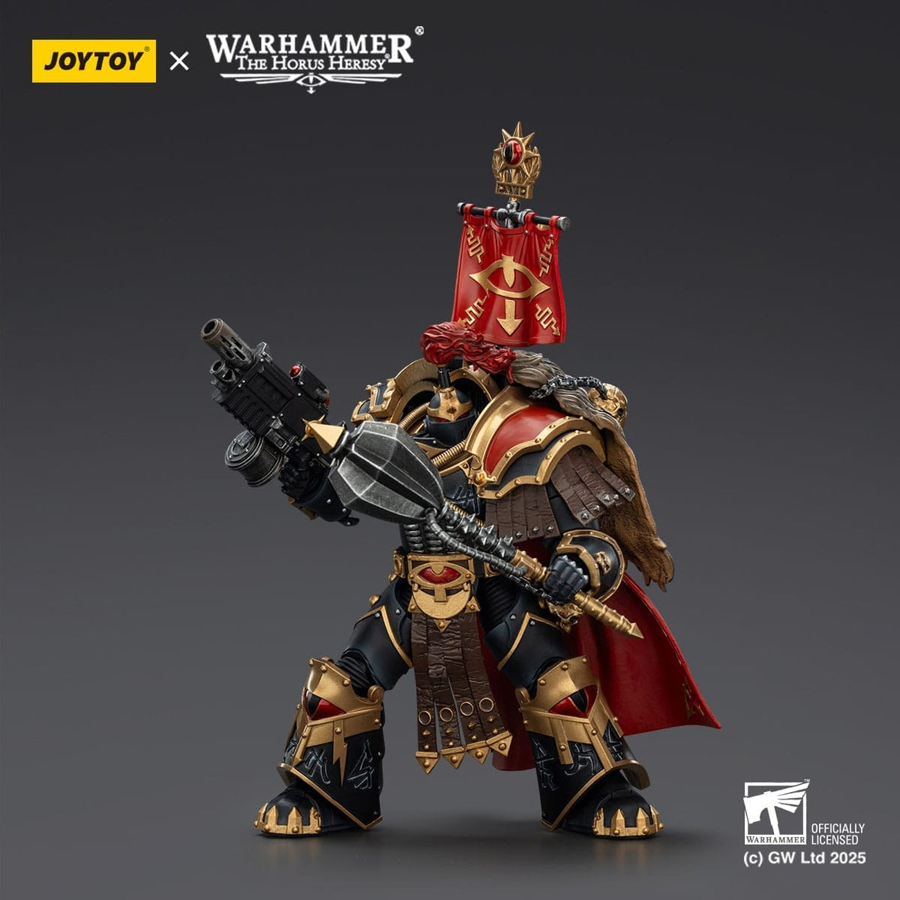 Produktbild Warhammer 40,000: Sons of Horus Actionfigur Legion Cataphractii Praetorwith Combi-Melta and Power Maul 14 cm