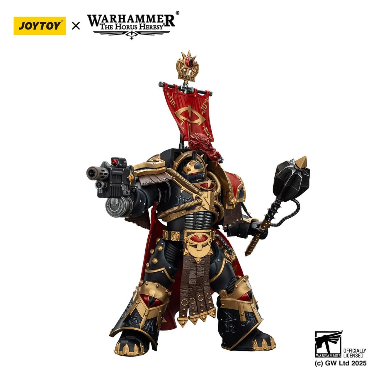 Produktbild Warhammer 40,000: Sons of Horus Actionfigur Legion Cataphractii Praetorwith Combi-Melta and Power Maul 14 cm