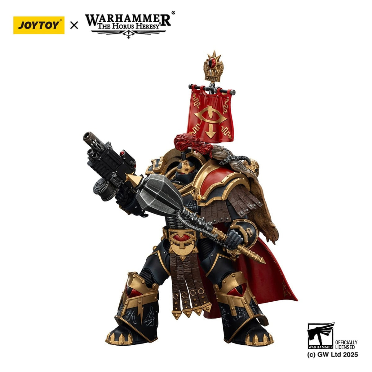 Produktbild Warhammer 40,000: Sons of Horus Actionfigur Legion Cataphractii Praetorwith Combi-Melta and Power Maul 14 cm