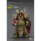 Produktbild Warhammer 40k Actionfigur 1/18 Death Guard Deathshroud Terminator 2 with Manreaper and Plaguespurter Gauntlet 14 cm