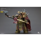 Produktbild Warhammer 40k Actionfigur 1/18 Death Guard Deathshroud Terminator 2 with Manreaper and Plaguespurter Gauntlet 14 cm