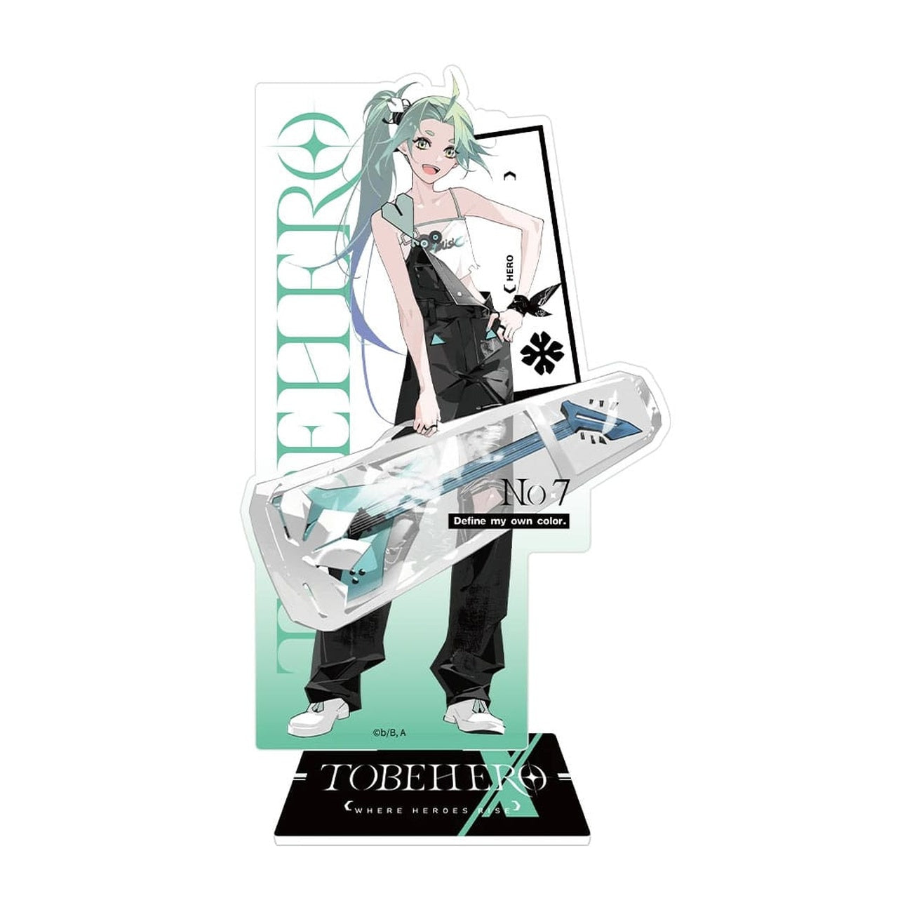 Produktbild To Be Hero X Acryl-Aufsteller Hero Show Series Lucky Cyan 17 cm