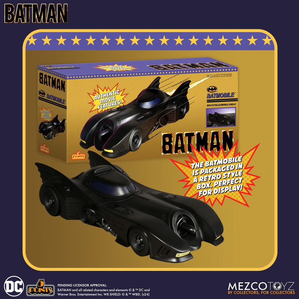 Produktbild Batman (1989) 5 Points Fahrzeug Batmobile