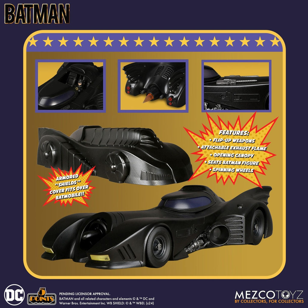 Produktbild Batman (1989) 5 Points Fahrzeug Batmobile