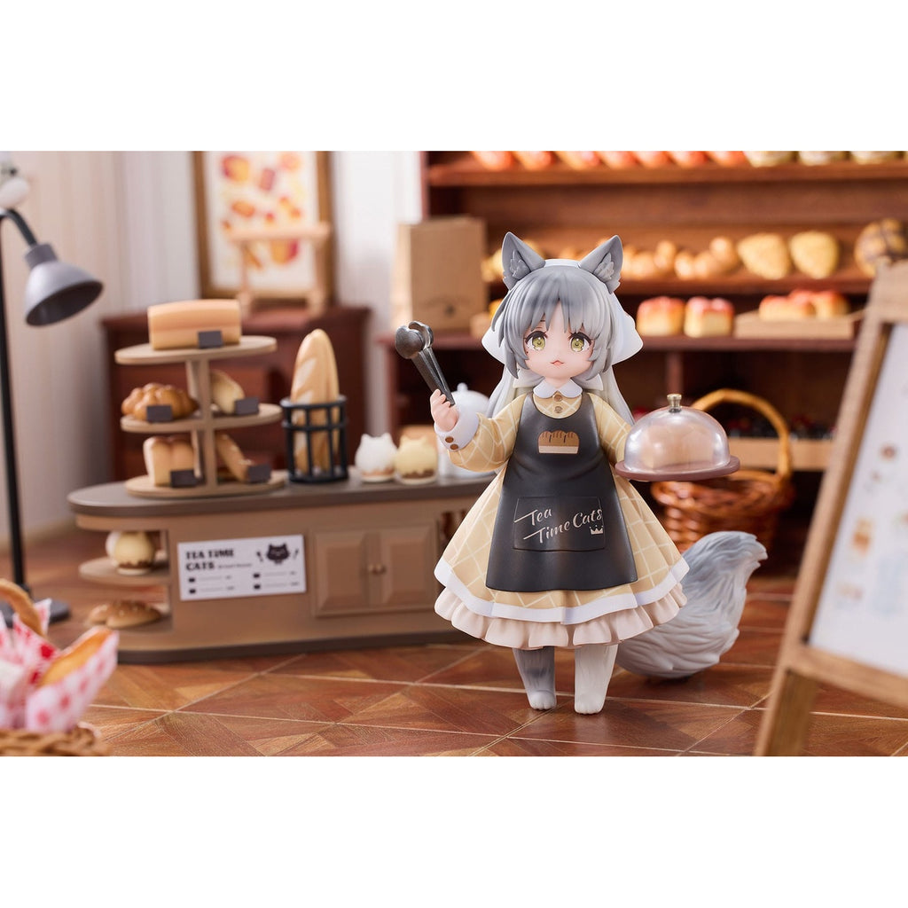 Produktbild Decorated Life Collection PVC Statue Tea Time Cats - Cat Town Bakery Staff & Customer Set 12 cm