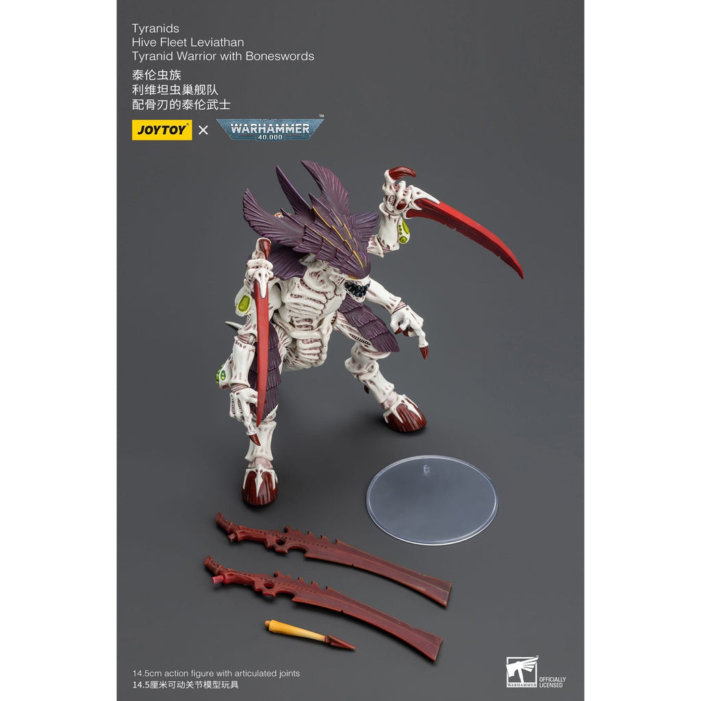 Produktbild Warhammer 40k Actionfigur 1/18 Tyranids Hive Fleet Leviathan Tyranid Warrior with Boneswords 12 cm