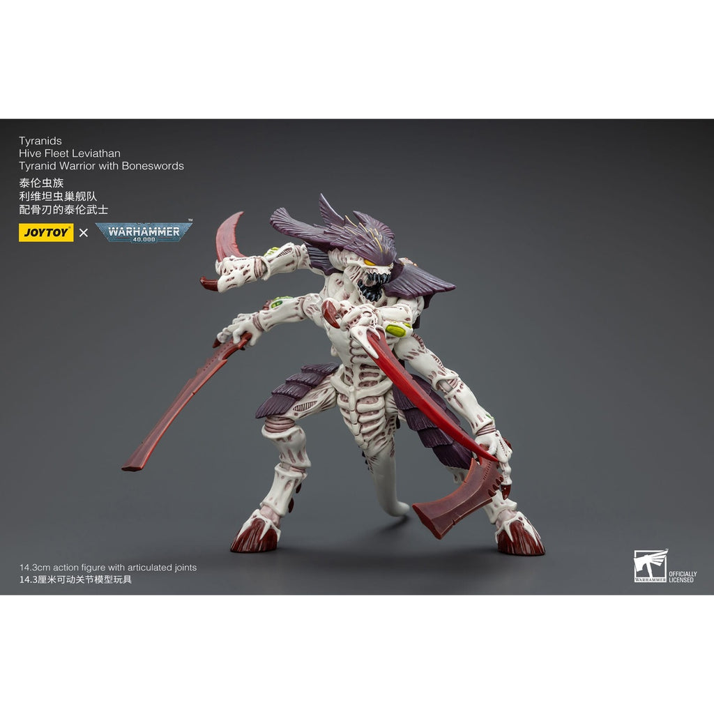 Produktbild Warhammer 40k Actionfigur 1/18 Tyranids Hive Fleet Leviathan Tyranid Warrior with Boneswords 12 cm