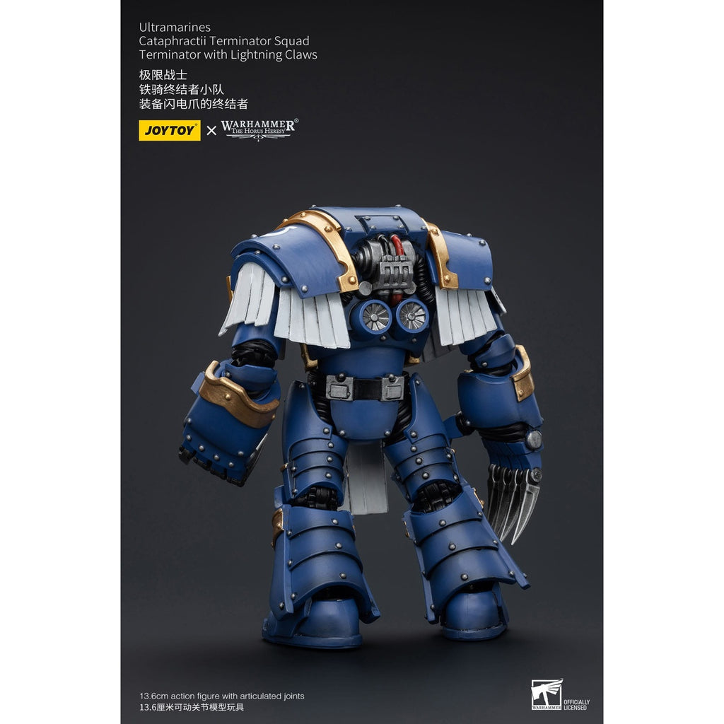 Product image Warhammer The Horus Heresy Action Figure 1/18 Ultramarines Cataphractii Terminator Squad Terminator with Lightning Claws 1