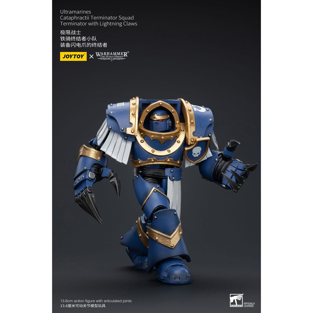 Product image Warhammer The Horus Heresy Action Figure 1/18 Ultramarines Cataphractii Terminator Squad Terminator with Lightning Claws 1