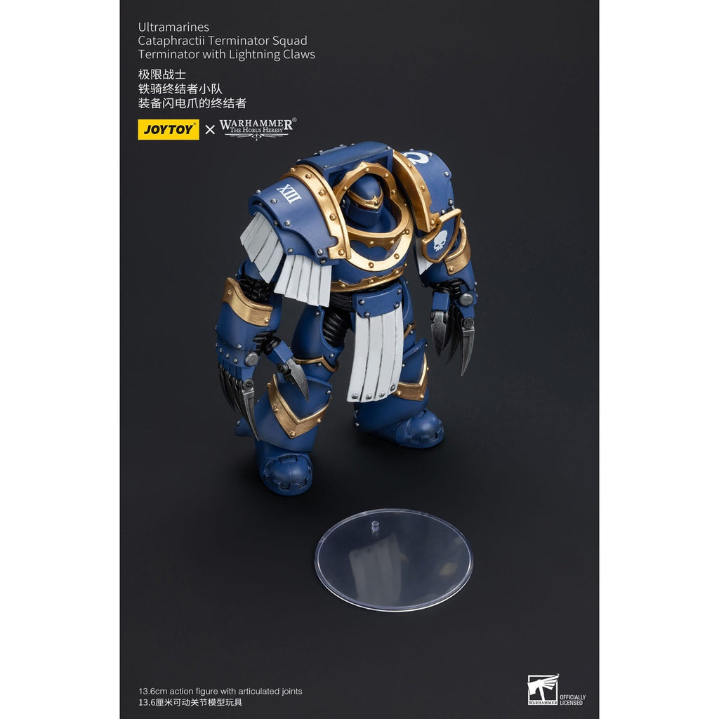 Product image Warhammer The Horus Heresy Action Figure 1/18 Ultramarines Cataphractii Terminator Squad Terminator with Lightning Claws 1