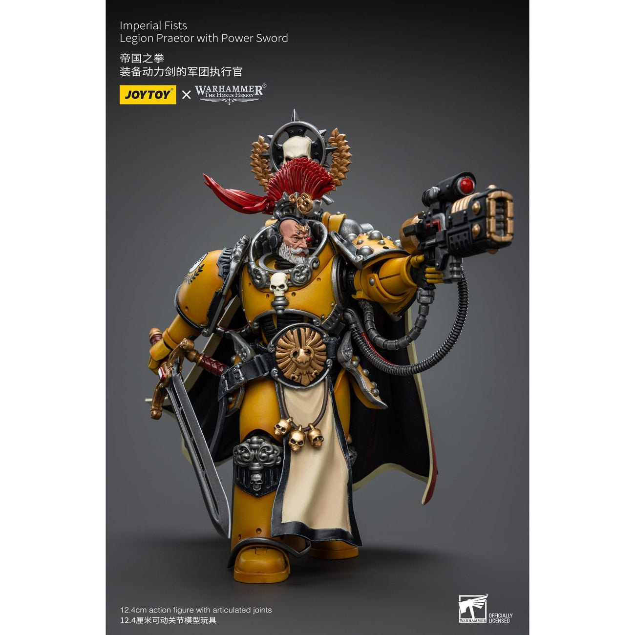 Produktbild Warhammer The Horus Heresy Actionfigur 1/18 Imperial Fists Legion Praetor with Power Sword 12 cm