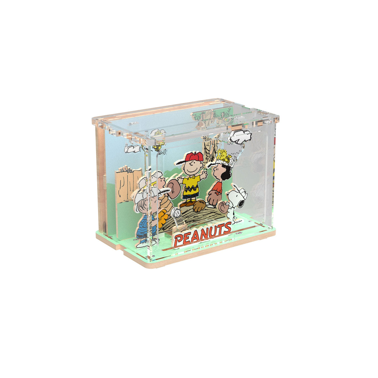 Produktbild Die Peanuts Puremind DIY Bauset Mini Scene Baseball Time