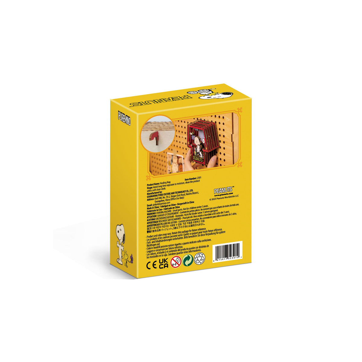 Produktbild Die Peanuts Puremind Modellbausatz Wooden Theater Healing Hug
