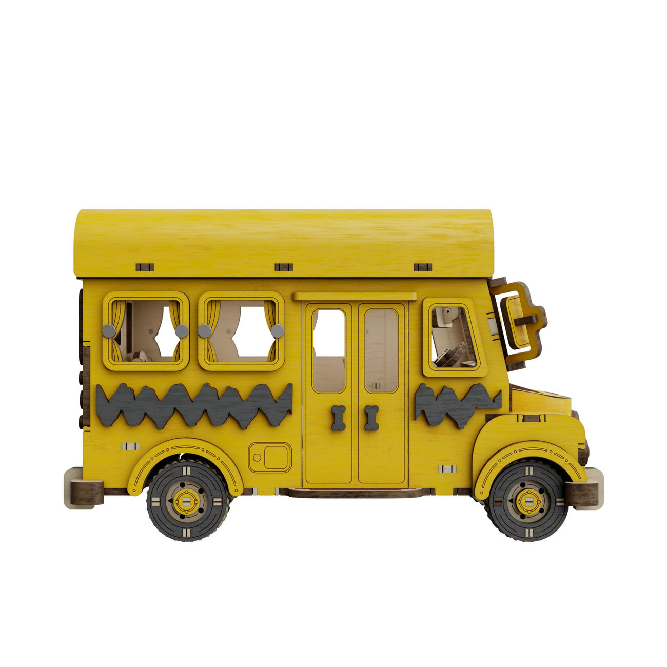 Produktbild Die Peanuts Puremind Bauset School Bus
