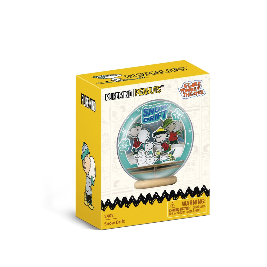 Produktbild Die Peanuts Puremind Modellbausatz Wooden Theater Globe Snow Drift