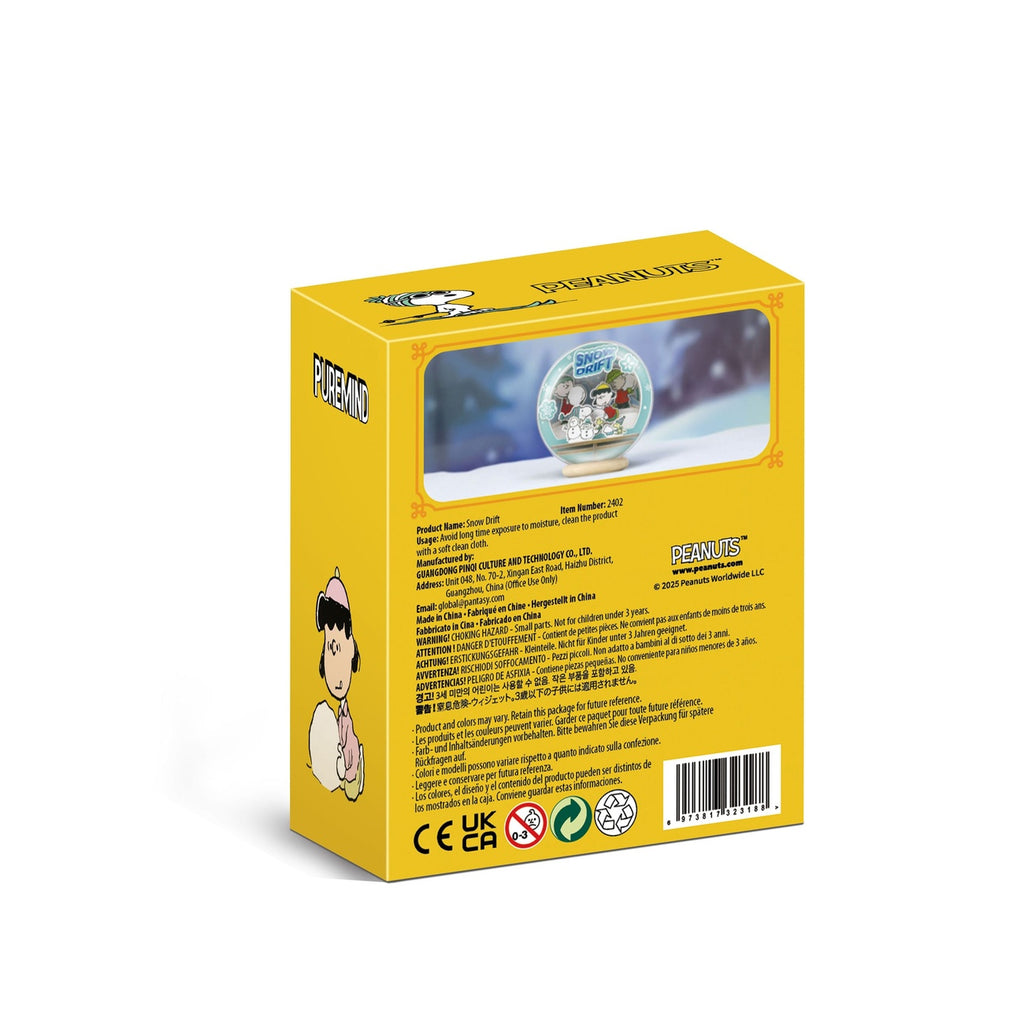 Produktbild Die Peanuts Puremind Modellbausatz Wooden Theater Globe Snow Drift
