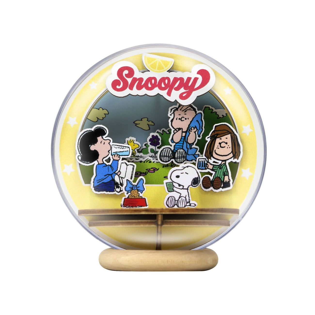 Produktbild Die Peanuts Puremind Modellbausatz Wooden Theater Globe Picnic Party