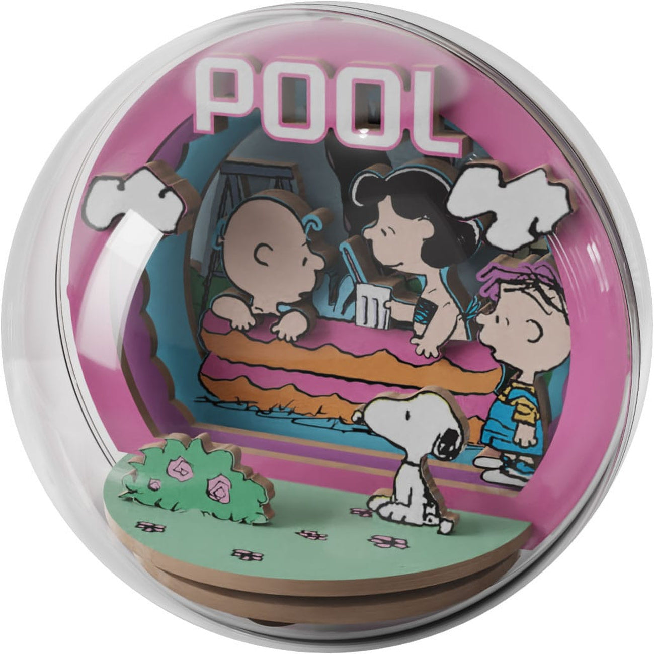 Produktbild Die Peanuts Puremind Modellbausatz Wooden Theater Globe Cool Pool