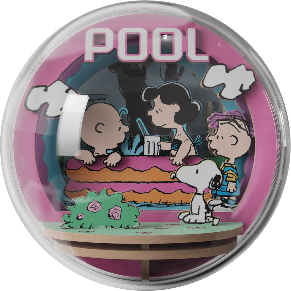 Produktbild Die Peanuts Puremind Modellbausatz Wooden Theater Globe Cool Pool