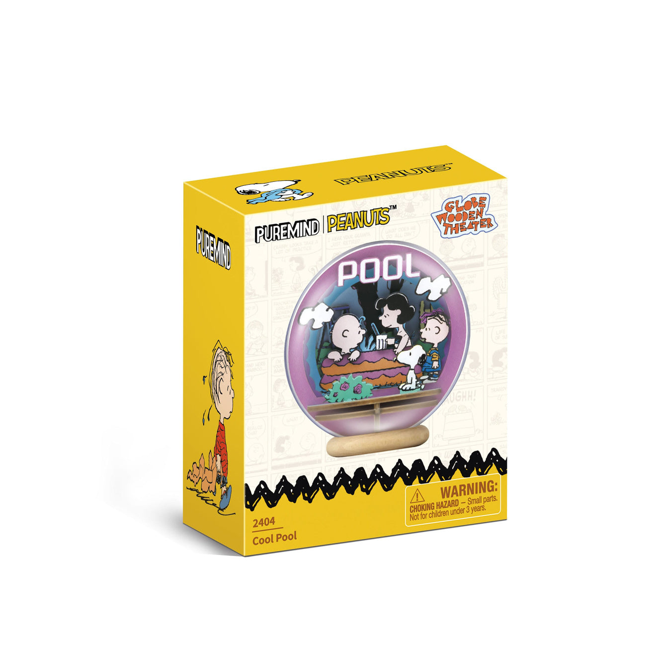Produktbild Die Peanuts Puremind Modellbausatz Wooden Theater Globe Cool Pool