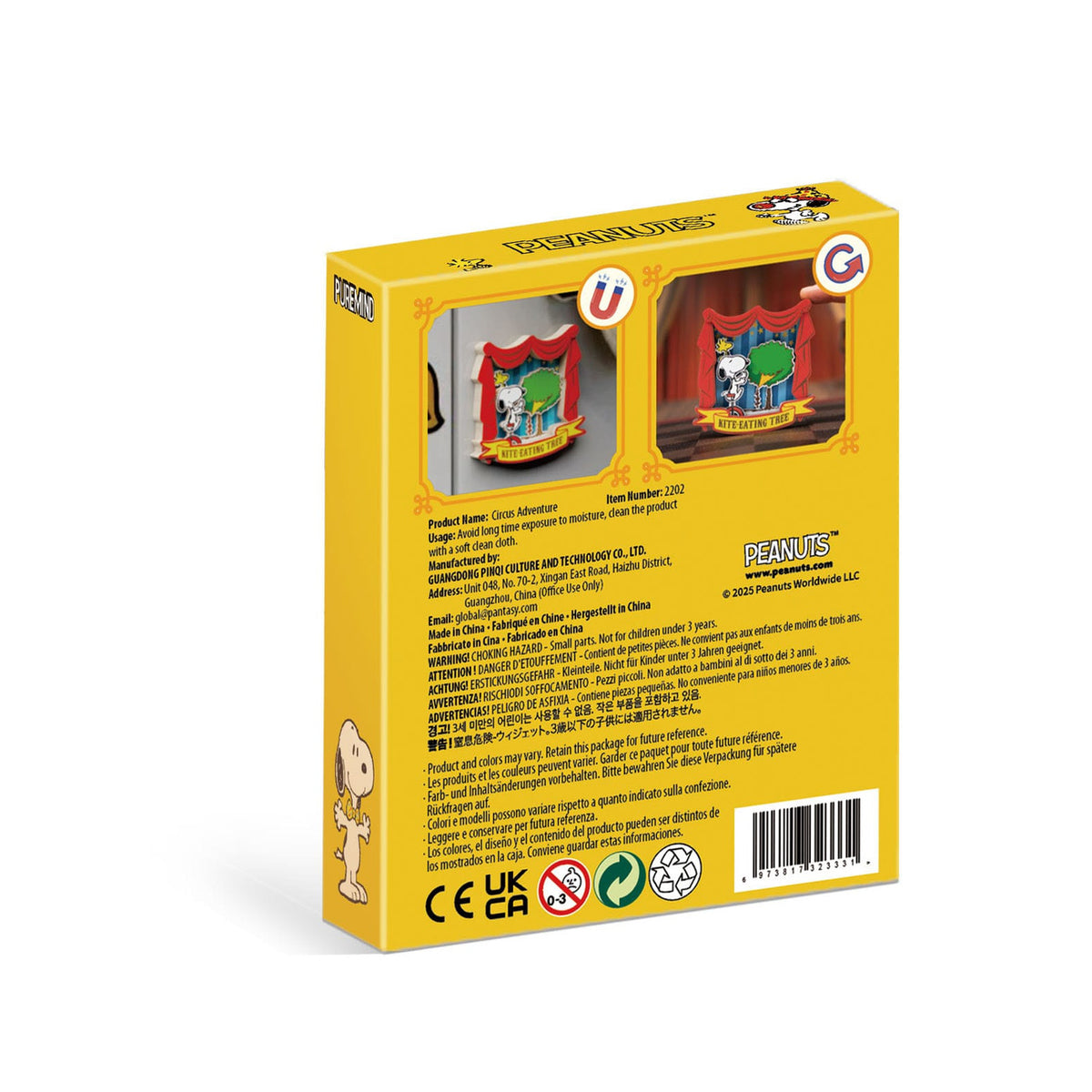 Produktbild Die Peanuts Puremind Magnet Circus Adventure
