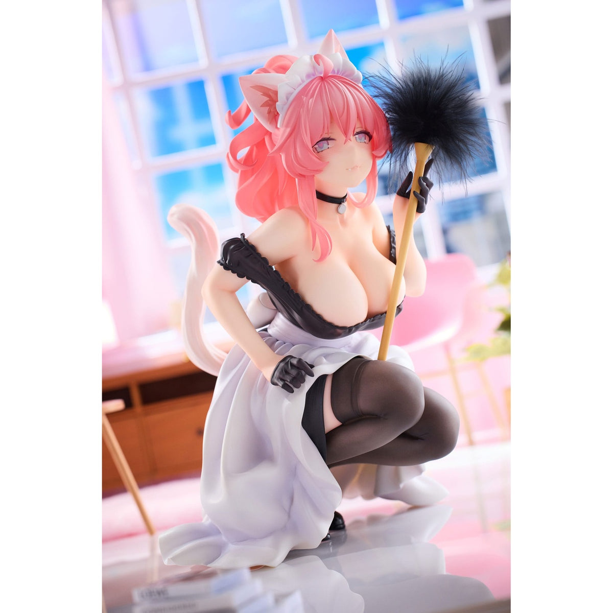 Produktbild Original Character PVC Statue 1/4 Cats Thought Maid Cat Mochan 24 cm