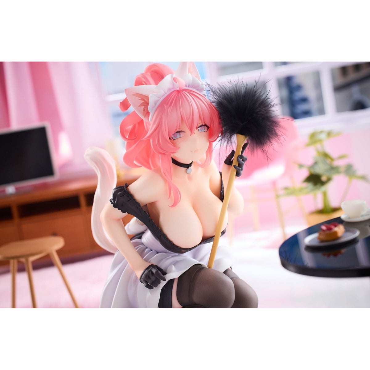 Produktbild Original Character PVC Statue 1/4 Cats Thought Maid Cat Mochan 24 cm