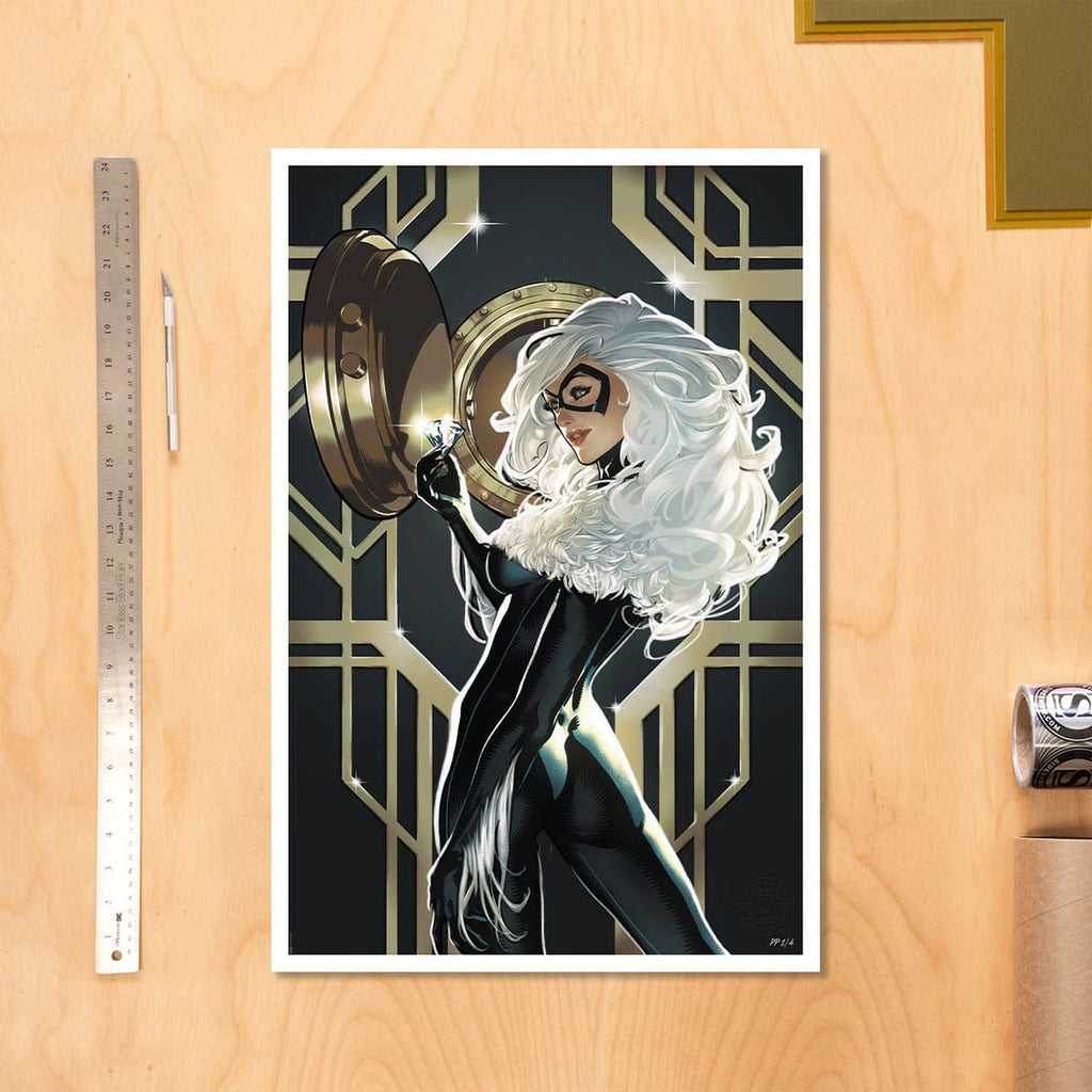 Produktbild The Amazing Spider-Man Kunstdruck Cosmic Black Cat 61 x 41 cm - ungerahmt