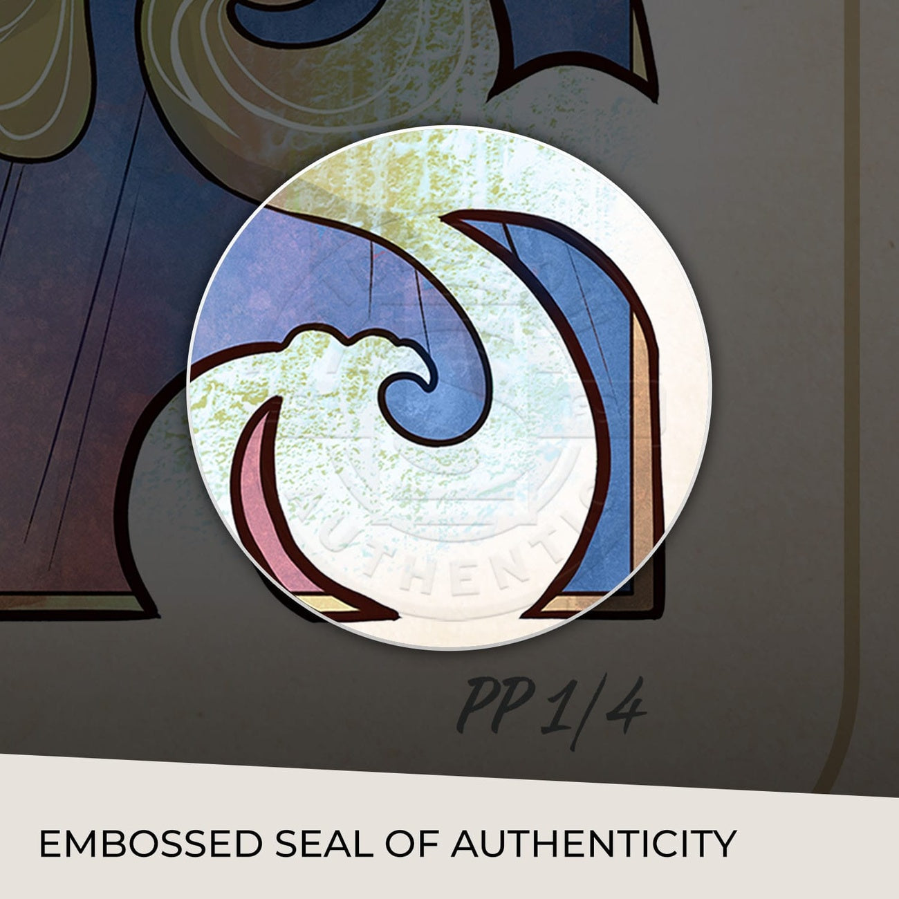Produktbild Critical Role Kunstdruck Matthew Mercer: 10th Anniversary Art Nouveau Illustrations 46 x 28 cm - ungerahmt
