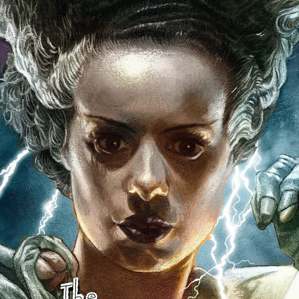 Produktbild Frankensteins Braut Kunstdruck Bride of Frankenstein (Color Variant) by Ruiz Burgos 61 x 46 cm - ungerahmt