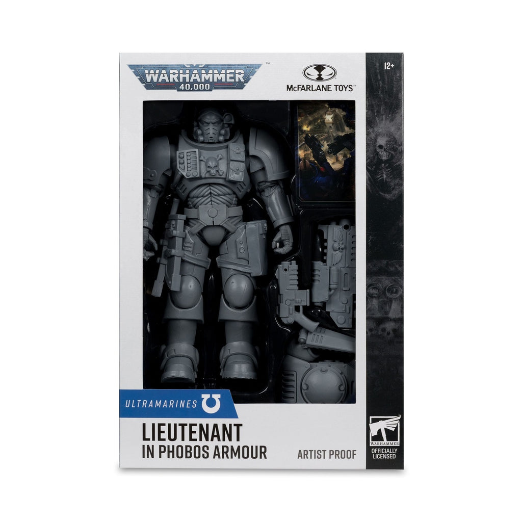 Produktbild Warhammer 40,000 Actionfigur Lieutenant in Phobos Armor (Ultramarines) (Artist Proof) 18 cm