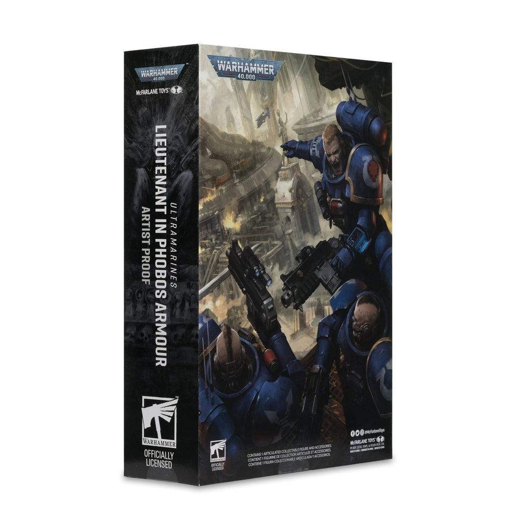 Produktbild Warhammer 40,000 Actionfigur Lieutenant in Phobos Armor (Ultramarines) (Artist Proof) 18 cm