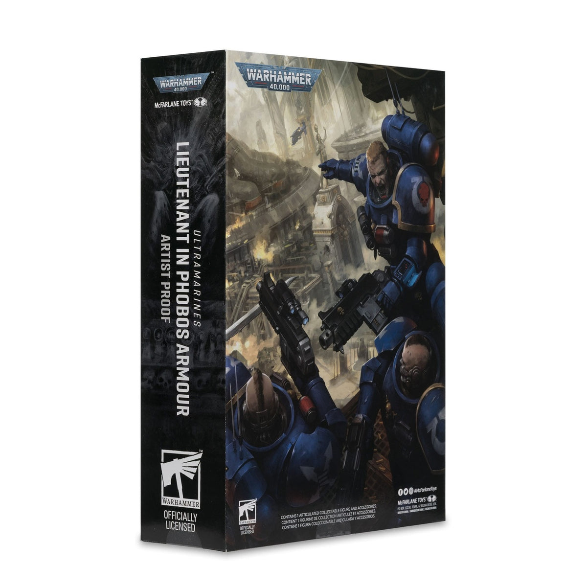 Produktbild Warhammer 40,000 Actionfigur Lieutenant in Phobos Armor (Ultramarines) (Artist Proof) 18 cm
