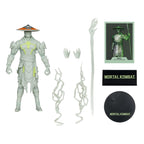 Produktbild Mortal Kombat Actionfigur Glow in the Dark Edition Raiden (Gold Label) 18 cm