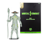 Produktbild Mortal Kombat Actionfigur Glow in the Dark Edition Raiden (Gold Label) 18 cm