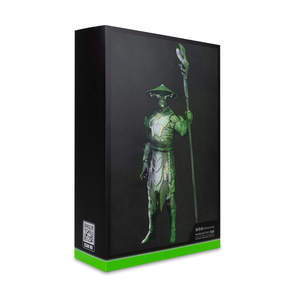 Produktbild Mortal Kombat Actionfigur Glow in the Dark Edition Raiden (Gold Label) 18 cm