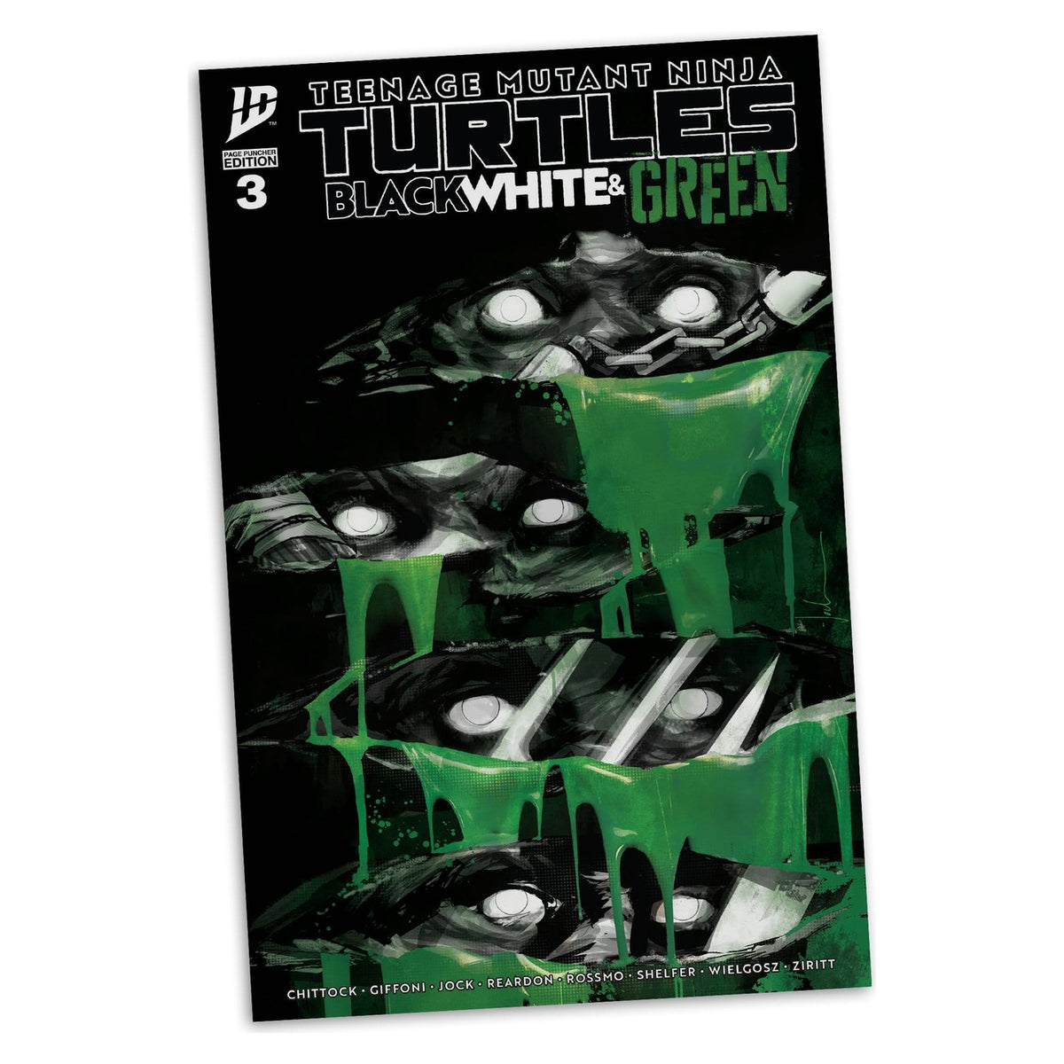 Product image Teenage Mutant Ninja Turtles Page Punchers Action Figure Raphael (Black White & Green) (Red Platinum Edition) 13 cm