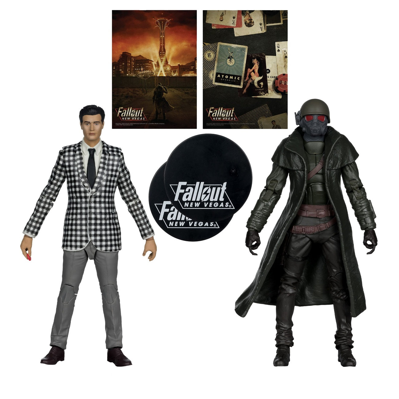 Product image Fallout: New Vegas Statues 2-Pack Riot Ranger Armor & Benny Survivor 18 cm