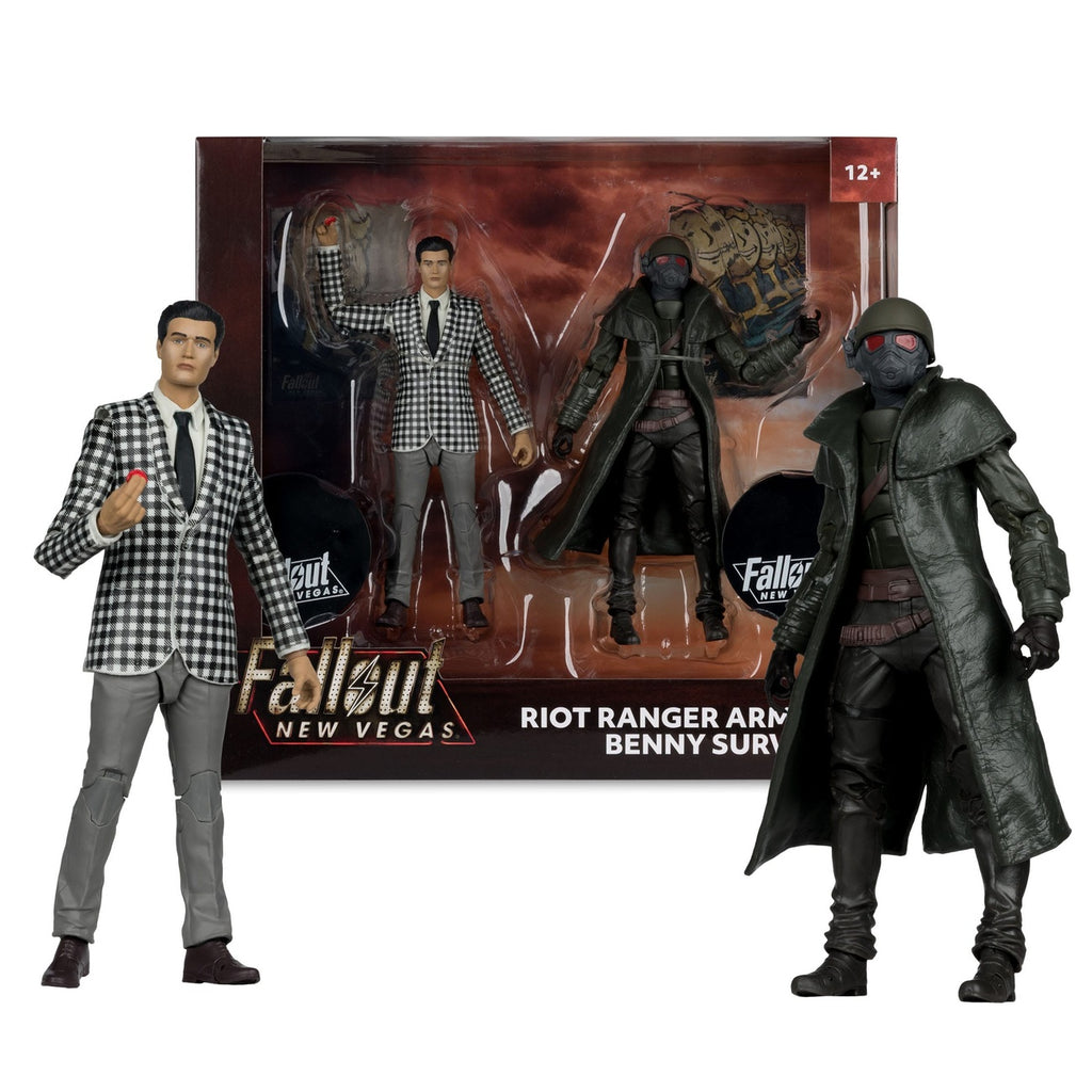 Product image Fallout: New Vegas Statues 2-Pack Riot Ranger Armor & Benny Survivor 18 cm