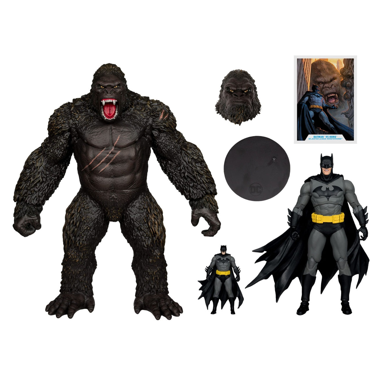 Product image DC Justice League Monsterverse DC Multiverse Action Figure 2-Pack Batman & Kong 29 cm